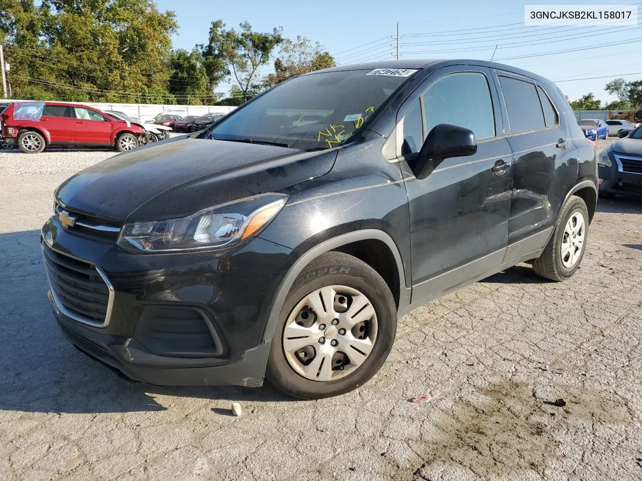 2019 Chevrolet Trax Ls VIN: 3GNCJKSB2KL158017 Lot: 75472754