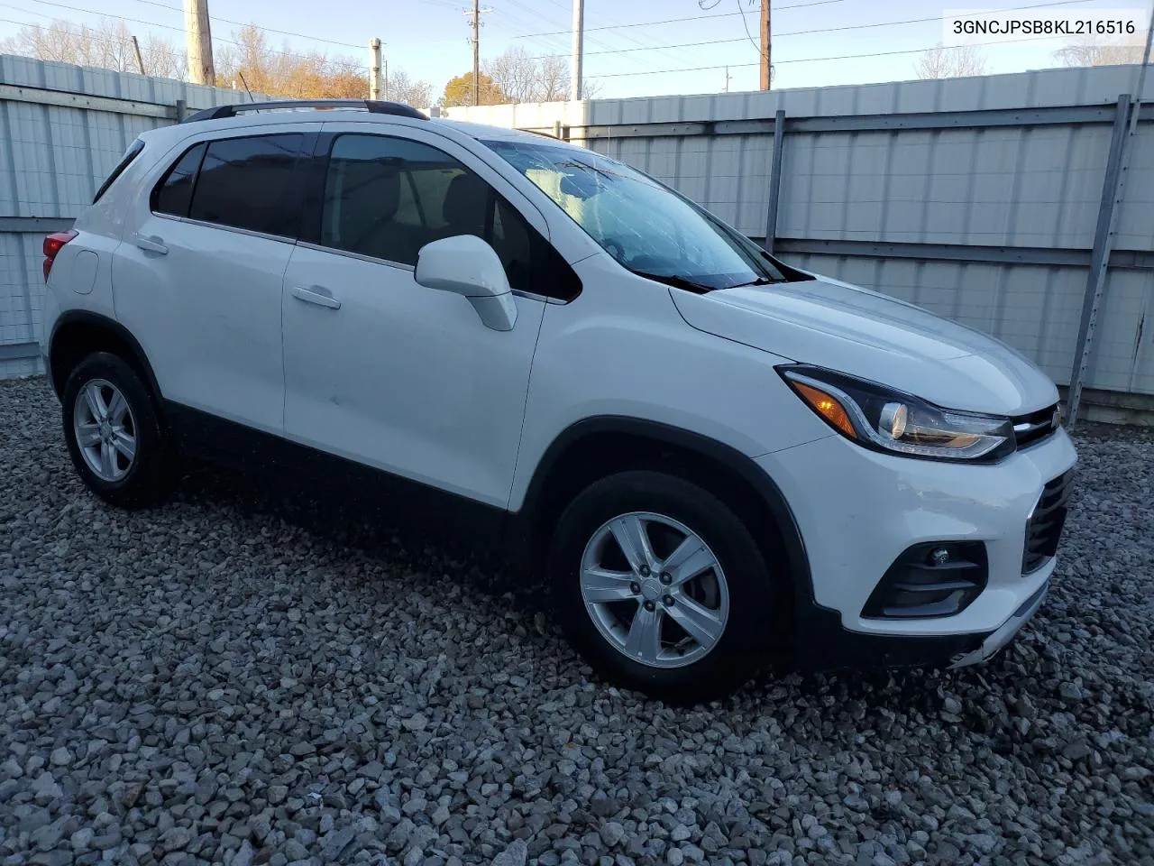 2019 Chevrolet Trax 1Lt VIN: 3GNCJPSB8KL216516 Lot: 75483664