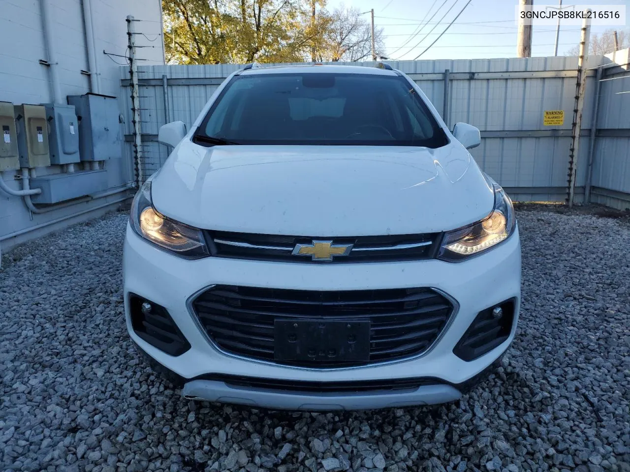 2019 Chevrolet Trax 1Lt VIN: 3GNCJPSB8KL216516 Lot: 75483664