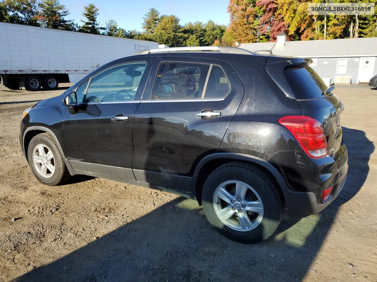 2019 Chevrolet Trax 1Lt VIN: 3GNCJLSBXKL316898 Lot: 75587754