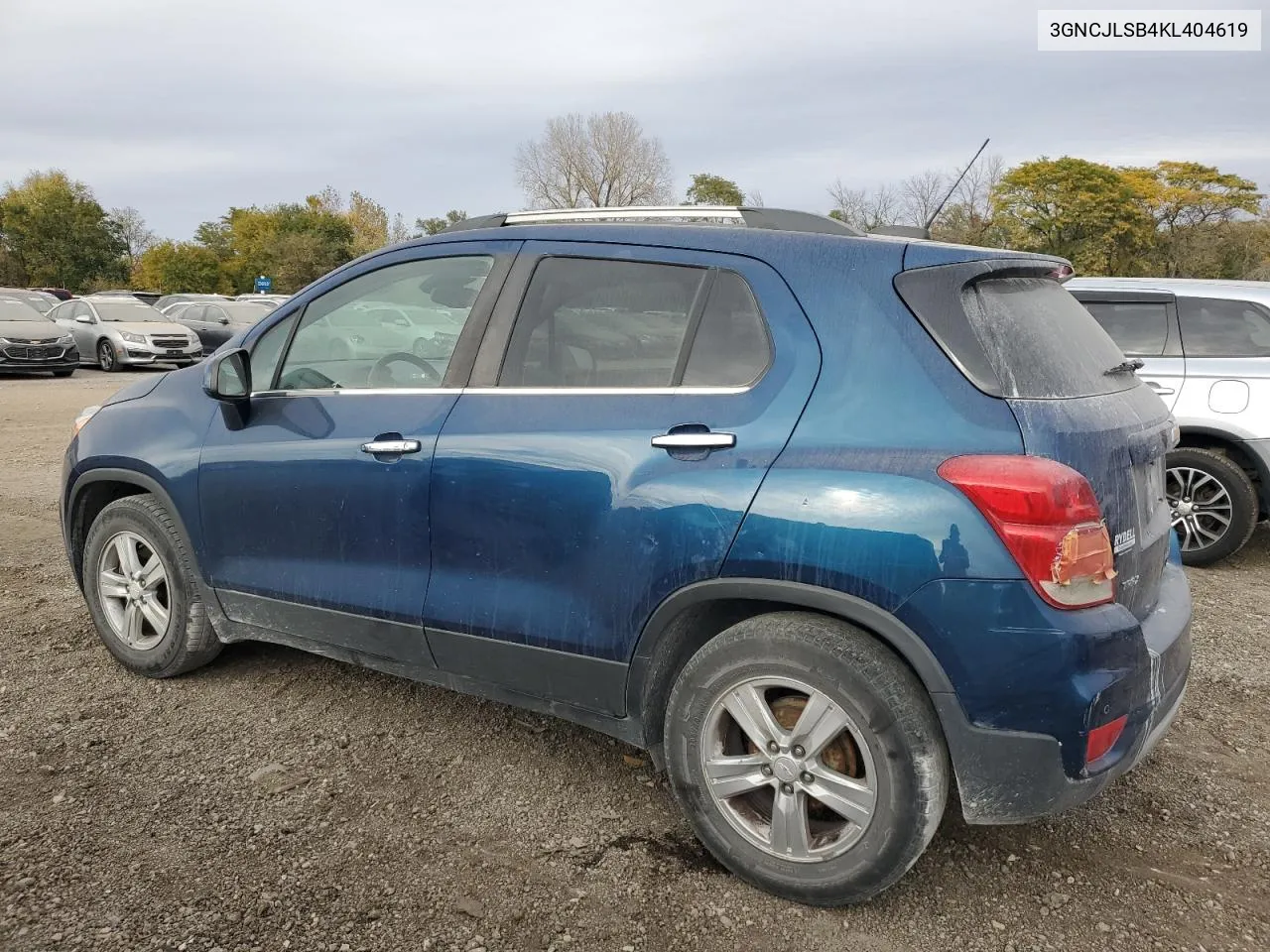 2019 Chevrolet Trax 1Lt VIN: 3GNCJLSB4KL404619 Lot: 75598924