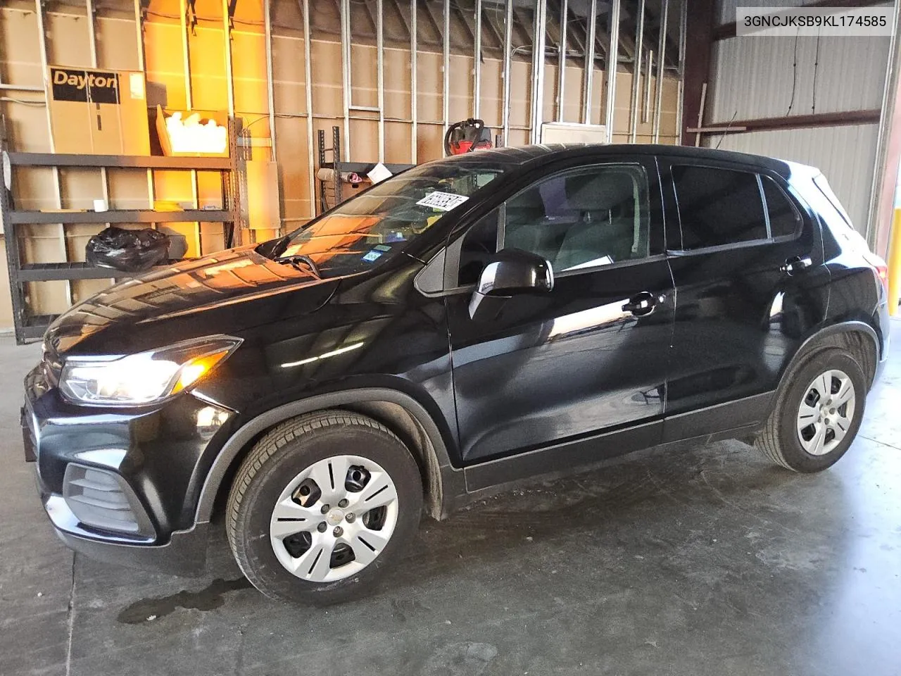 2019 Chevrolet Trax Ls VIN: 3GNCJKSB9KL174585 Lot: 75609534