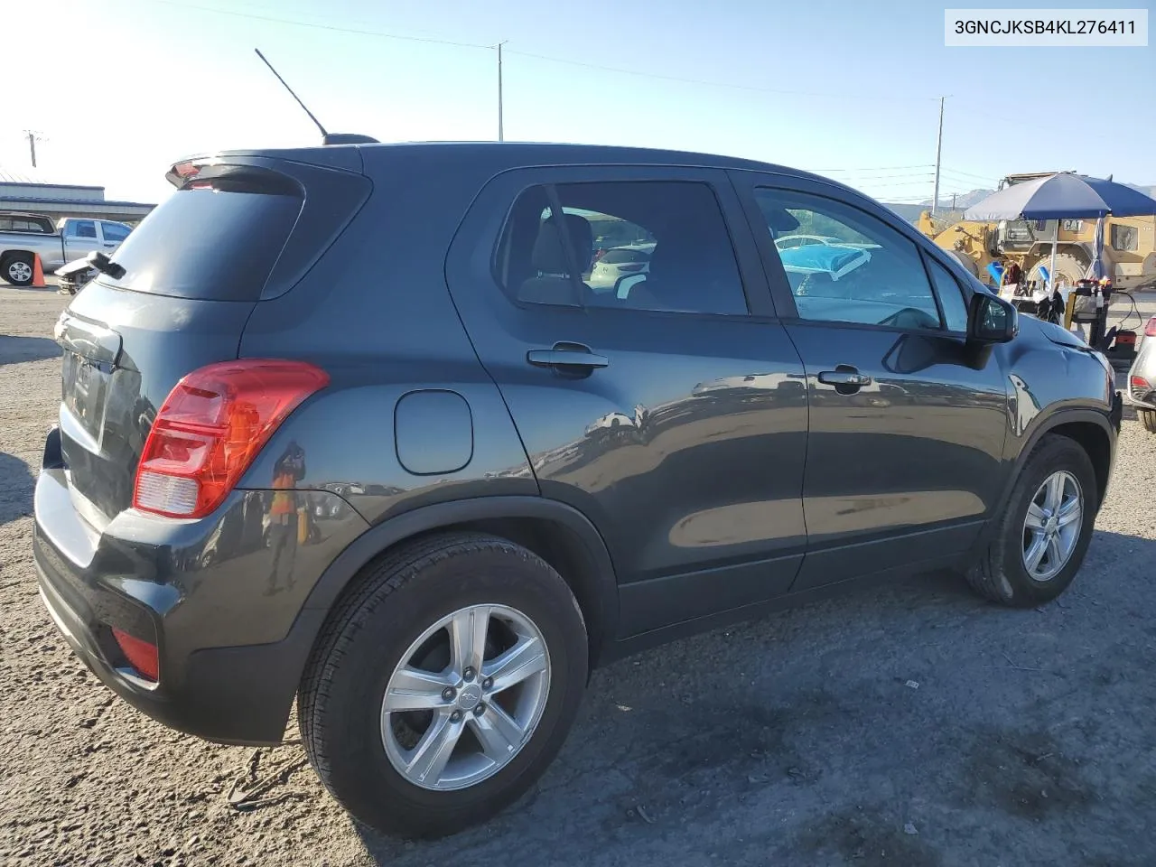 2019 Chevrolet Trax Ls VIN: 3GNCJKSB4KL276411 Lot: 75640994