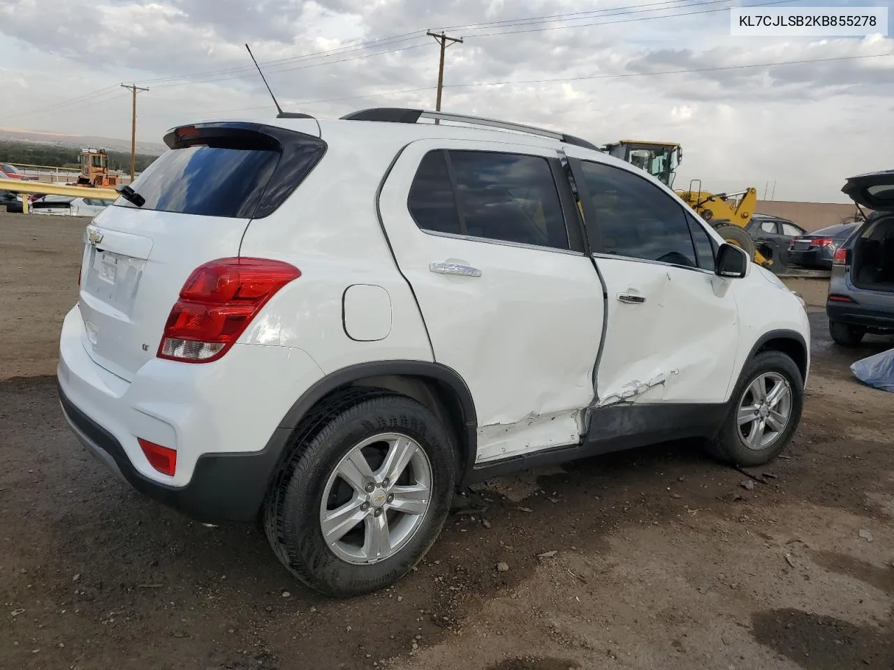 2019 Chevrolet Trax 1Lt VIN: KL7CJLSB2KB855278 Lot: 75766214