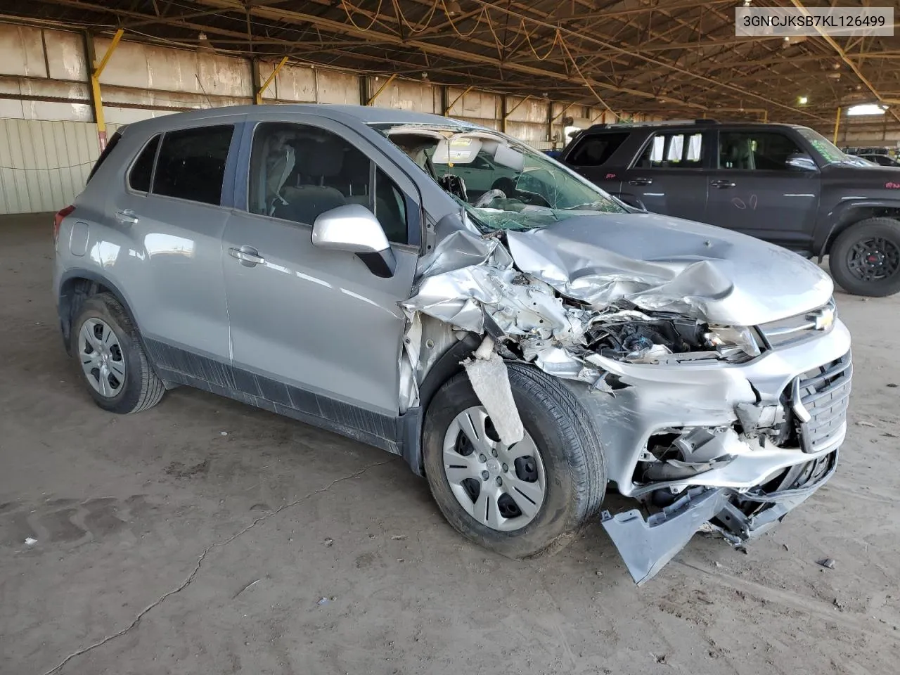 2019 Chevrolet Trax Ls VIN: 3GNCJKSB7KL126499 Lot: 75794964