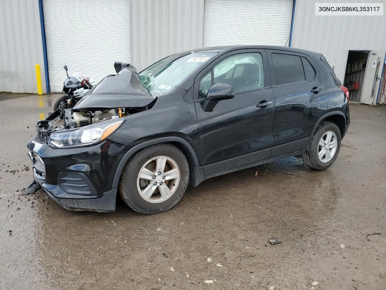 2019 Chevrolet Trax Ls VIN: 3GNCJKSB6KL353117 Lot: 75827524