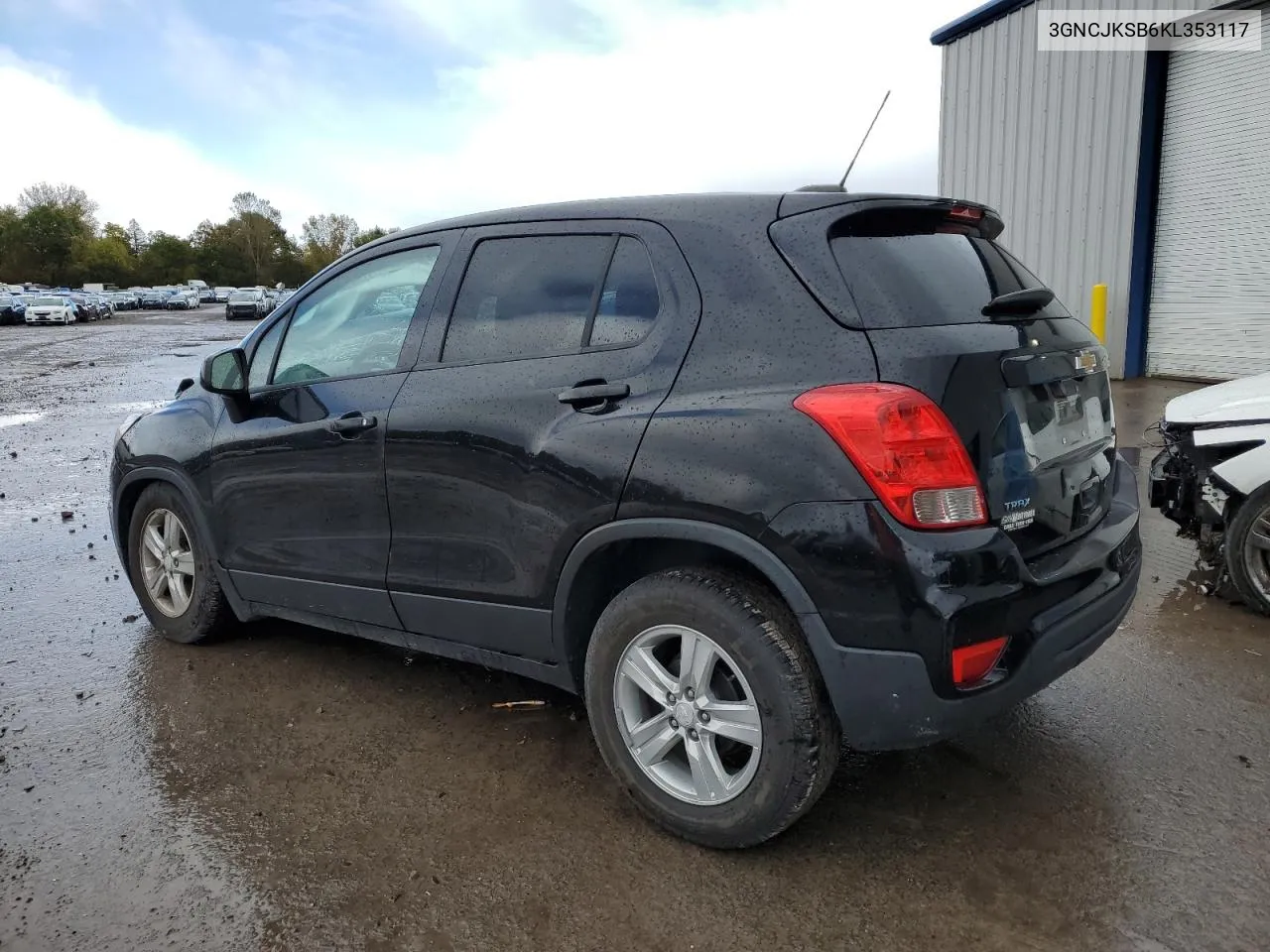 2019 Chevrolet Trax Ls VIN: 3GNCJKSB6KL353117 Lot: 75827524