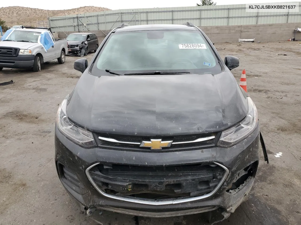 2019 Chevrolet Trax 1Lt VIN: KL7CJLSBXKB821637 Lot: 75828094