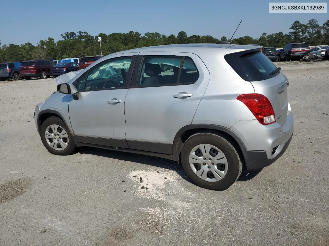 2019 Chevrolet Trax Ls VIN: 3GNCJKSBXKL132989 Lot: 75837774