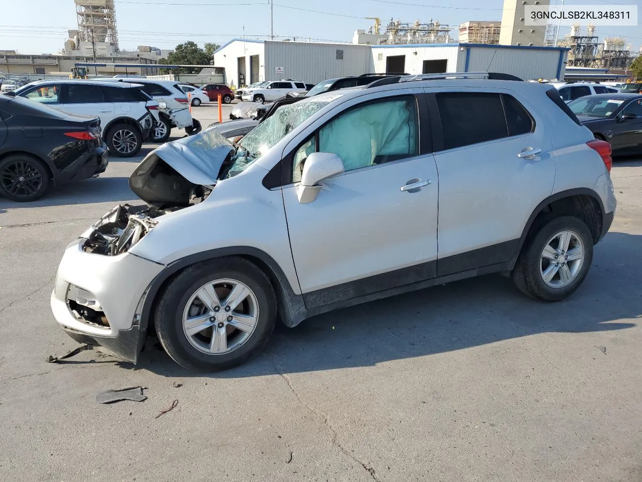 2019 Chevrolet Trax 1Lt VIN: 3GNCJLSB2KL348311 Lot: 76003684