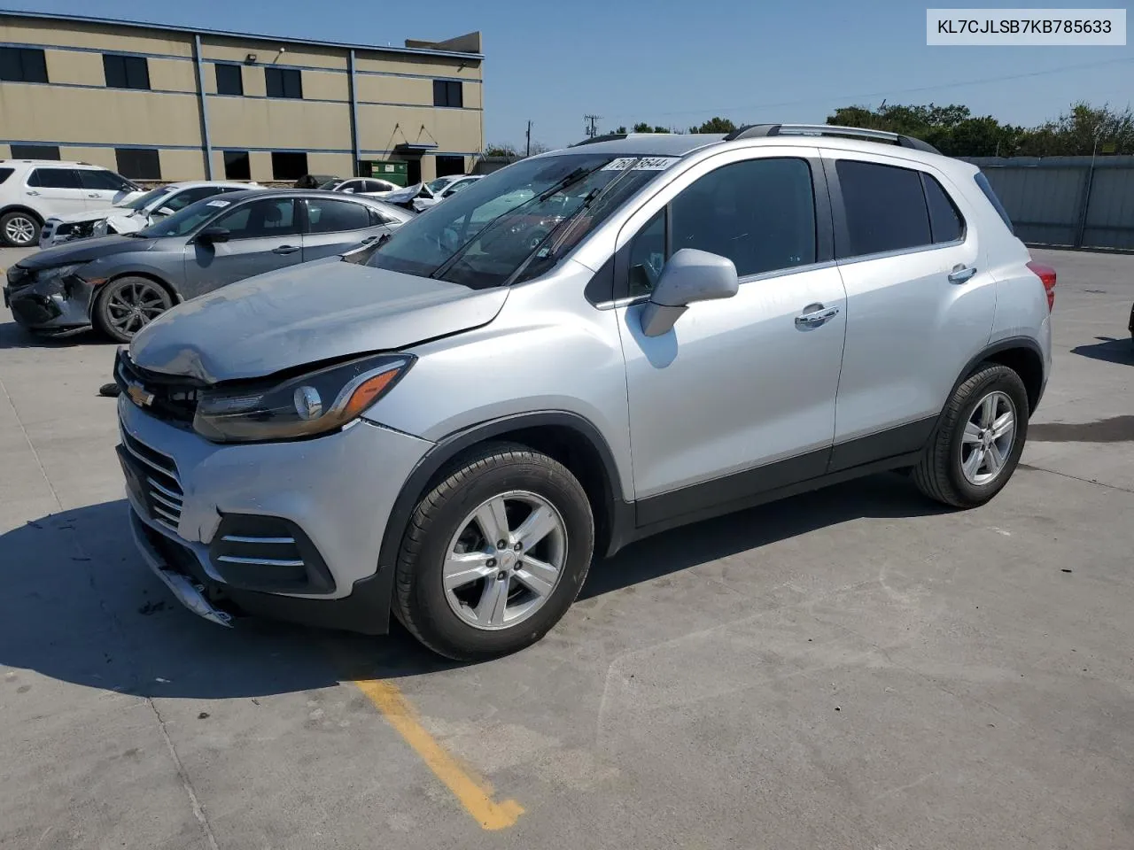 2019 Chevrolet Trax 1Lt VIN: KL7CJLSB7KB785633 Lot: 76023644