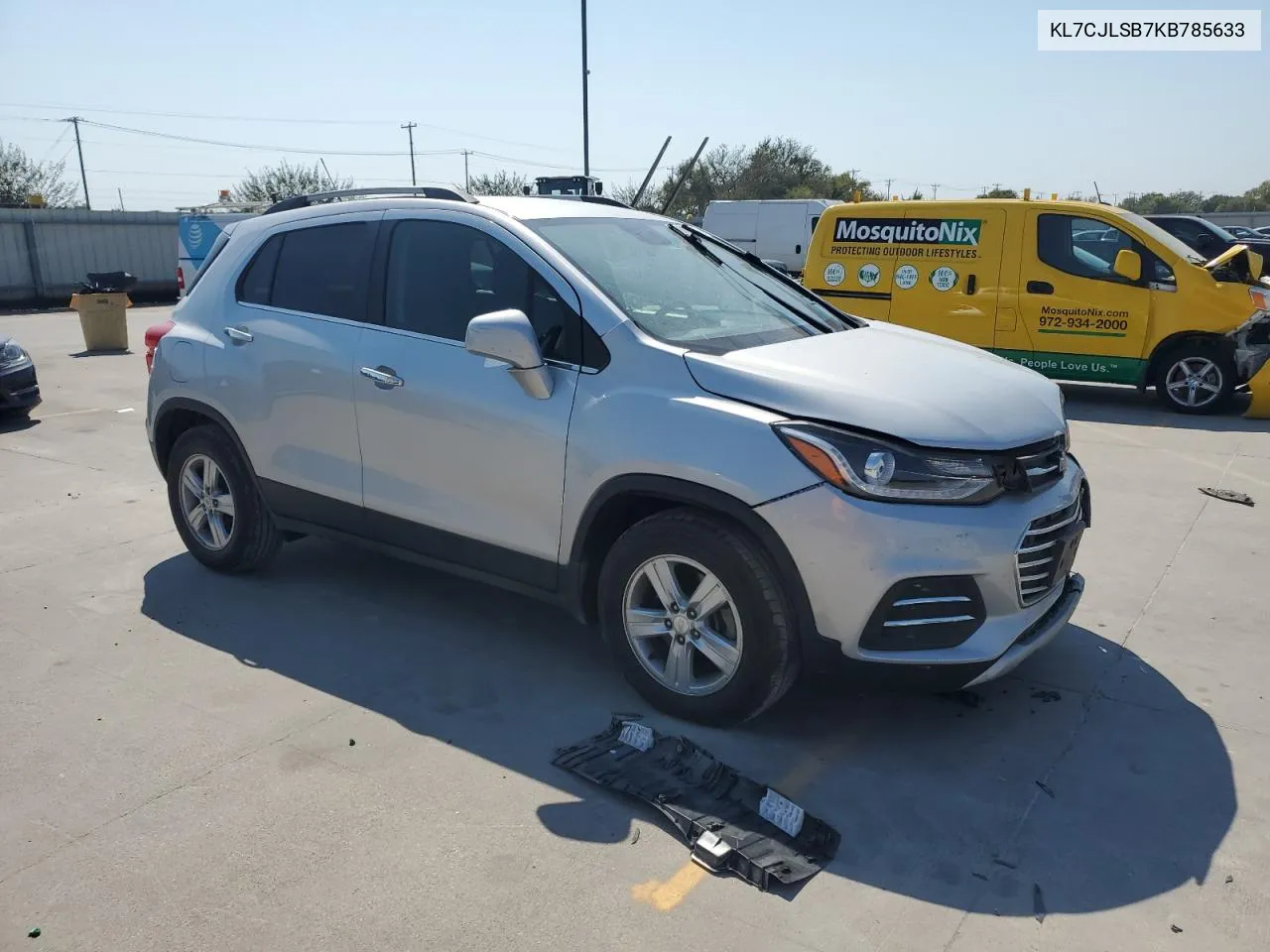 2019 Chevrolet Trax 1Lt VIN: KL7CJLSB7KB785633 Lot: 76023644