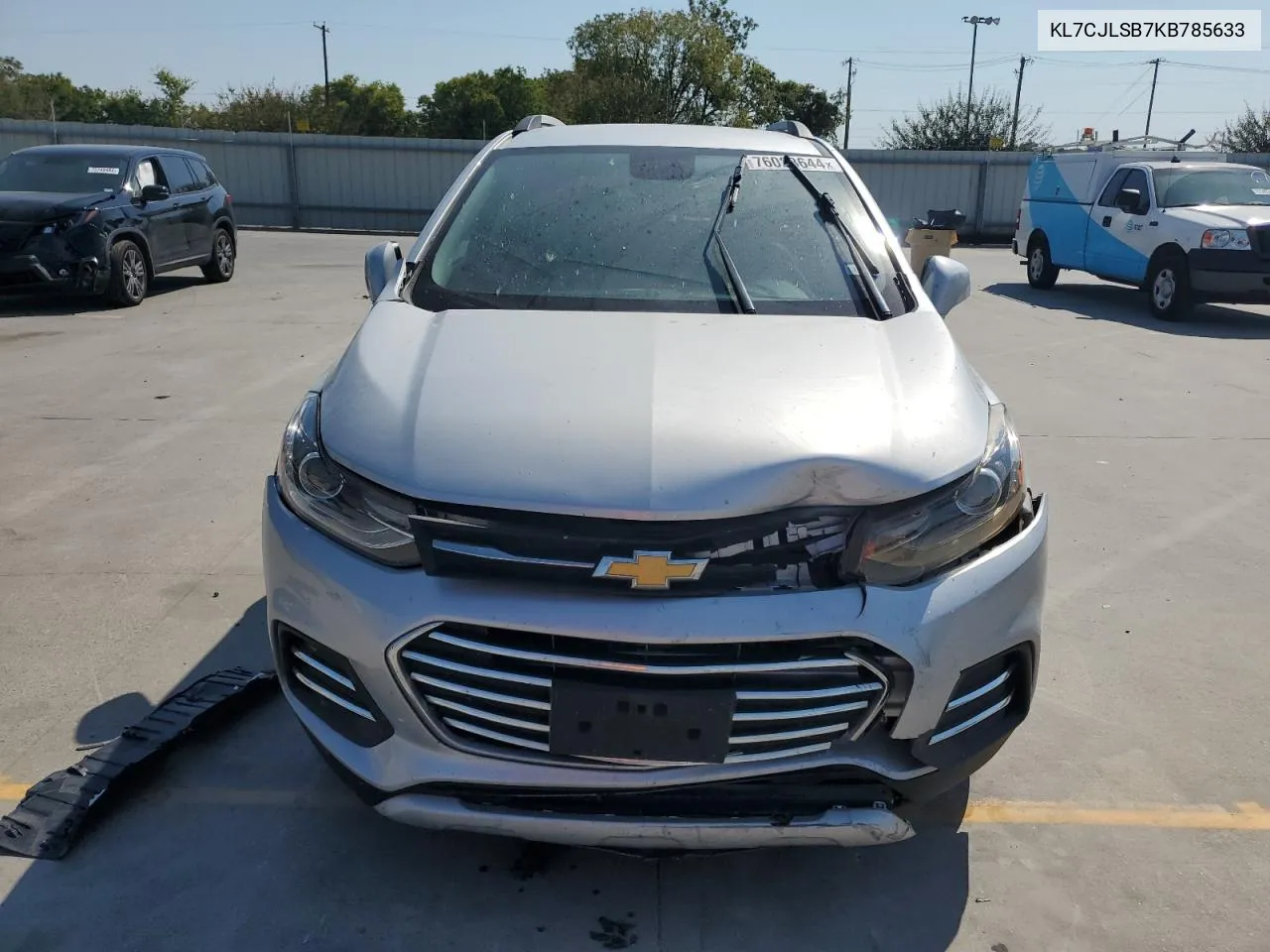 2019 Chevrolet Trax 1Lt VIN: KL7CJLSB7KB785633 Lot: 76023644