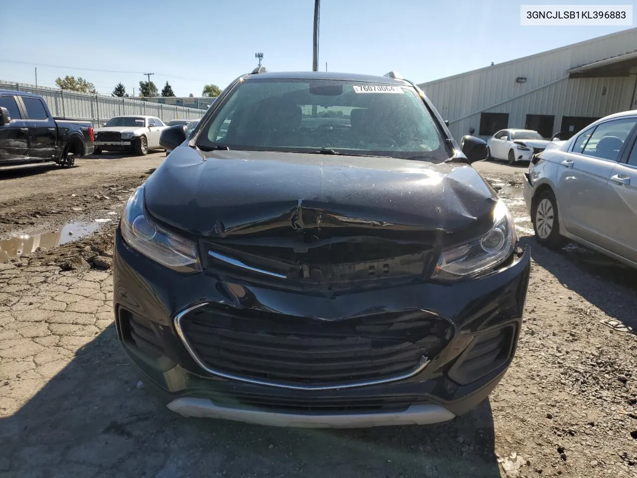 2019 Chevrolet Trax 1Lt VIN: 3GNCJLSB1KL396883 Lot: 76070064