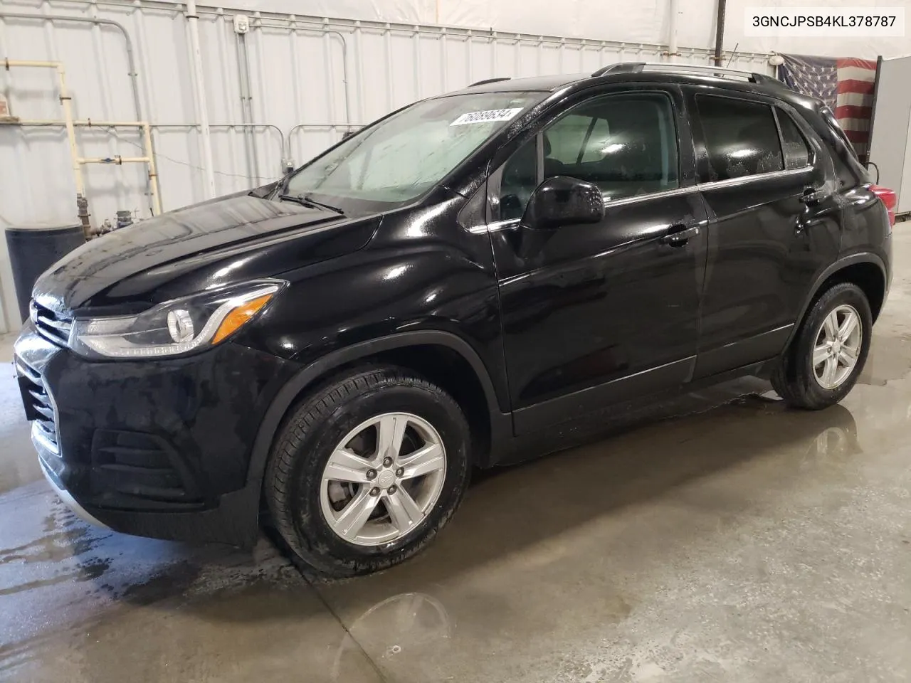 2019 Chevrolet Trax 1Lt VIN: 3GNCJPSB4KL378787 Lot: 76089634