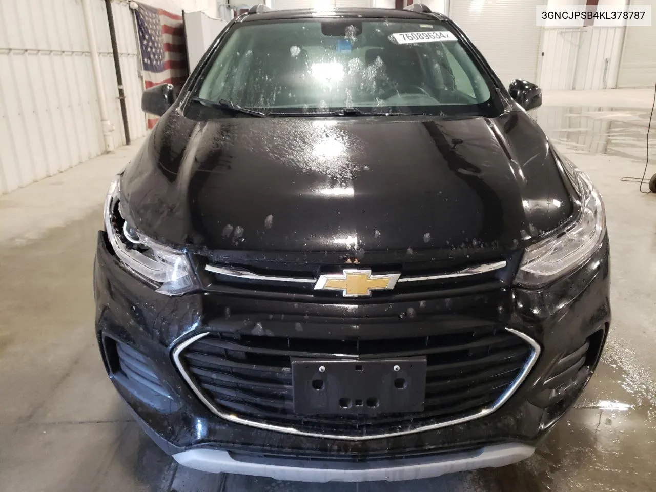 2019 Chevrolet Trax 1Lt VIN: 3GNCJPSB4KL378787 Lot: 76089634