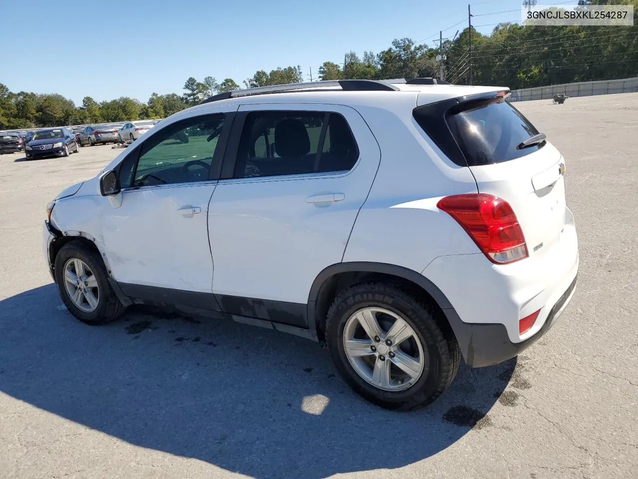 2019 Chevrolet Trax 1Lt VIN: 3GNCJLSBXKL254287 Lot: 76115674