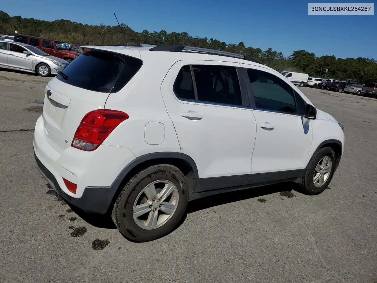 2019 Chevrolet Trax 1Lt VIN: 3GNCJLSBXKL254287 Lot: 76115674