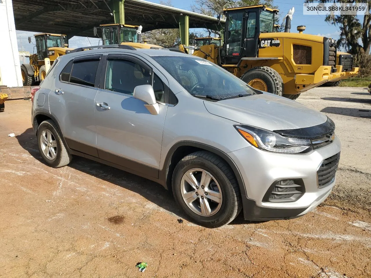 2019 Chevrolet Trax 1Lt VIN: 3GNCJLSB8KL341959 Lot: 76164384