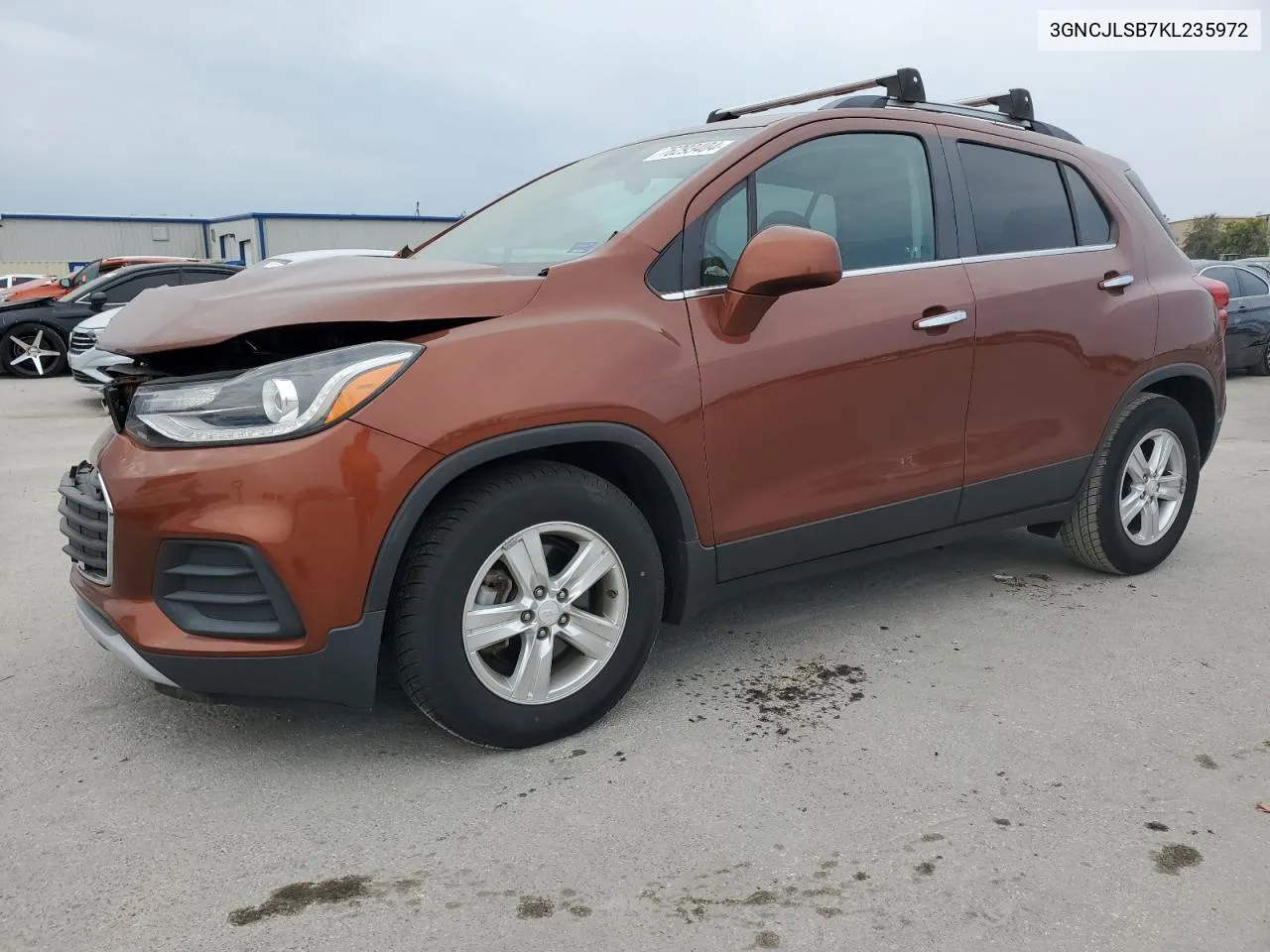 2019 Chevrolet Trax 1Lt VIN: 3GNCJLSB7KL235972 Lot: 76293404