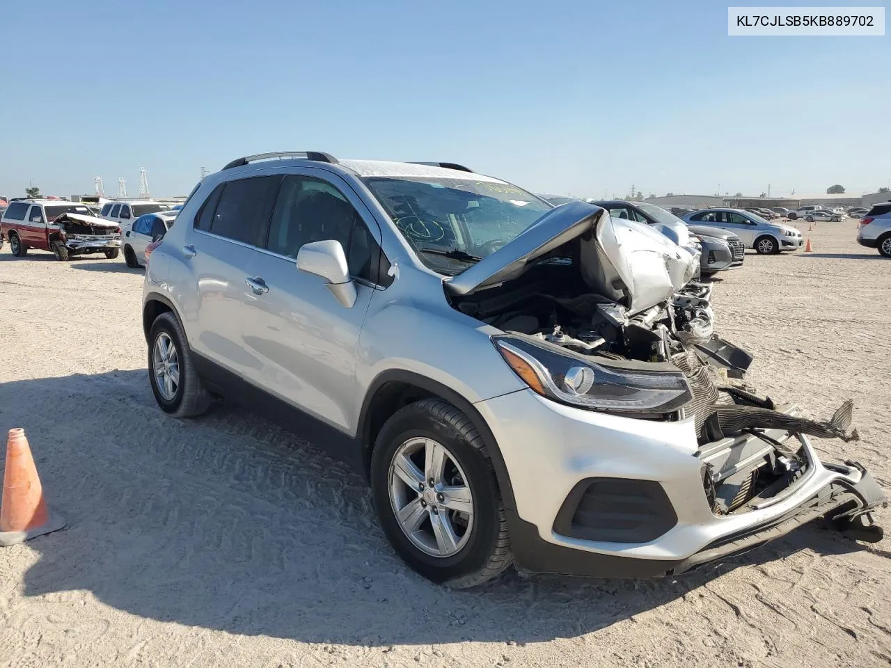 2019 Chevrolet Trax 1Lt VIN: KL7CJLSB5KB889702 Lot: 76324554