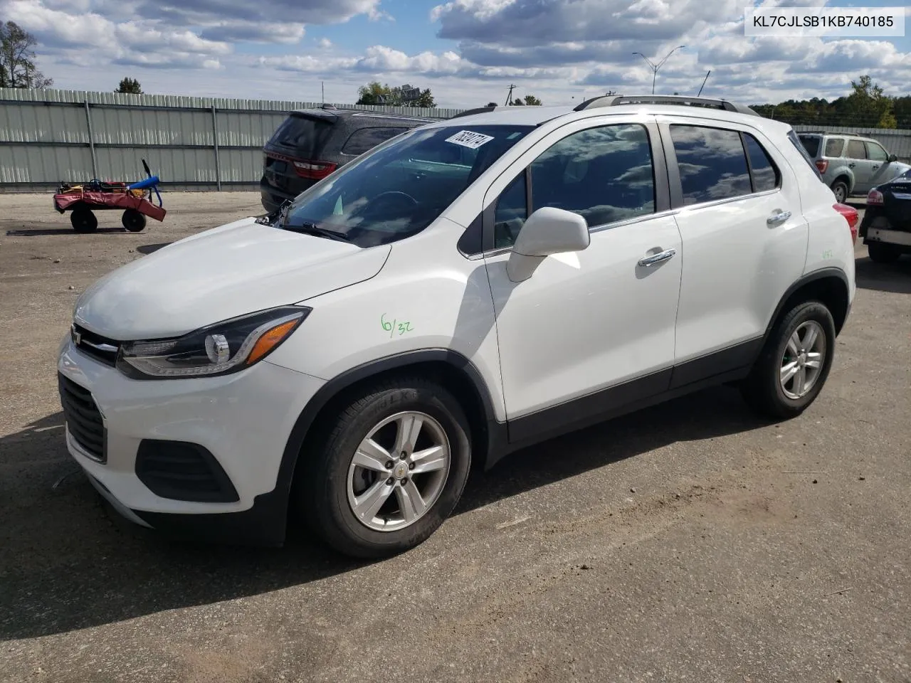 2019 Chevrolet Trax 1Lt VIN: KL7CJLSB1KB740185 Lot: 76324774