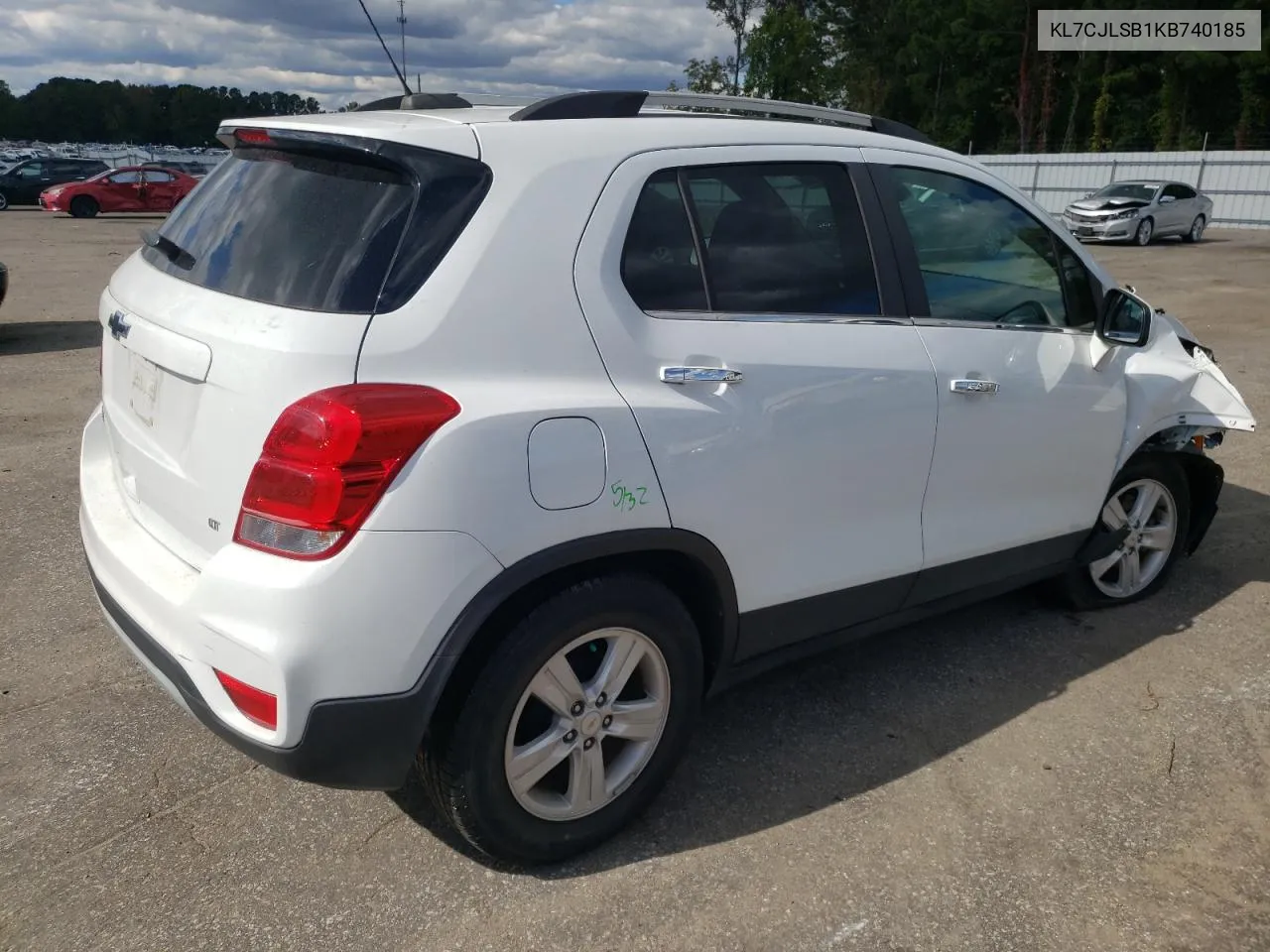 2019 Chevrolet Trax 1Lt VIN: KL7CJLSB1KB740185 Lot: 76324774