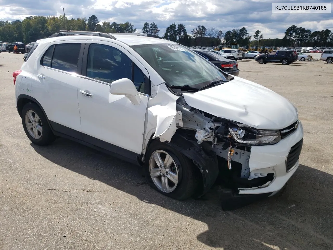 2019 Chevrolet Trax 1Lt VIN: KL7CJLSB1KB740185 Lot: 76324774