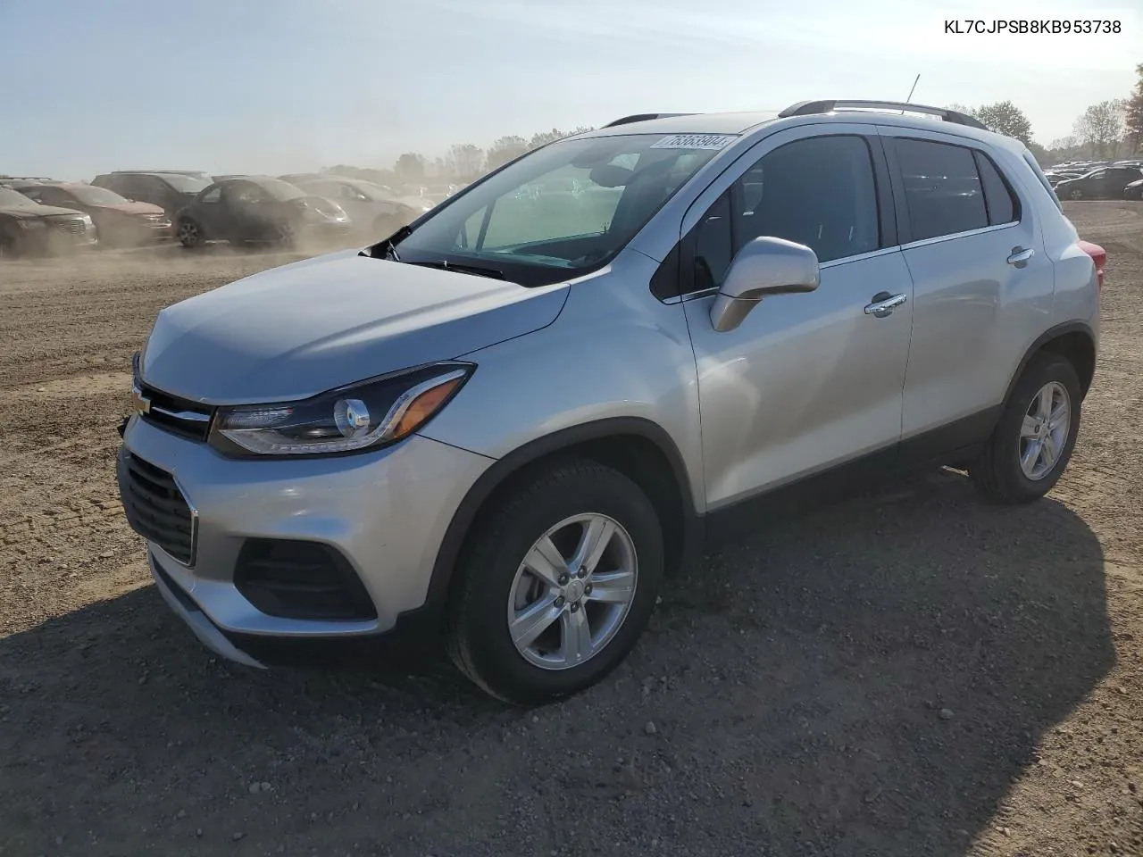 2019 Chevrolet Trax 1Lt VIN: KL7CJPSB8KB953738 Lot: 76363904