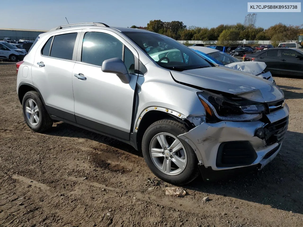 KL7CJPSB8KB953738 2019 Chevrolet Trax 1Lt