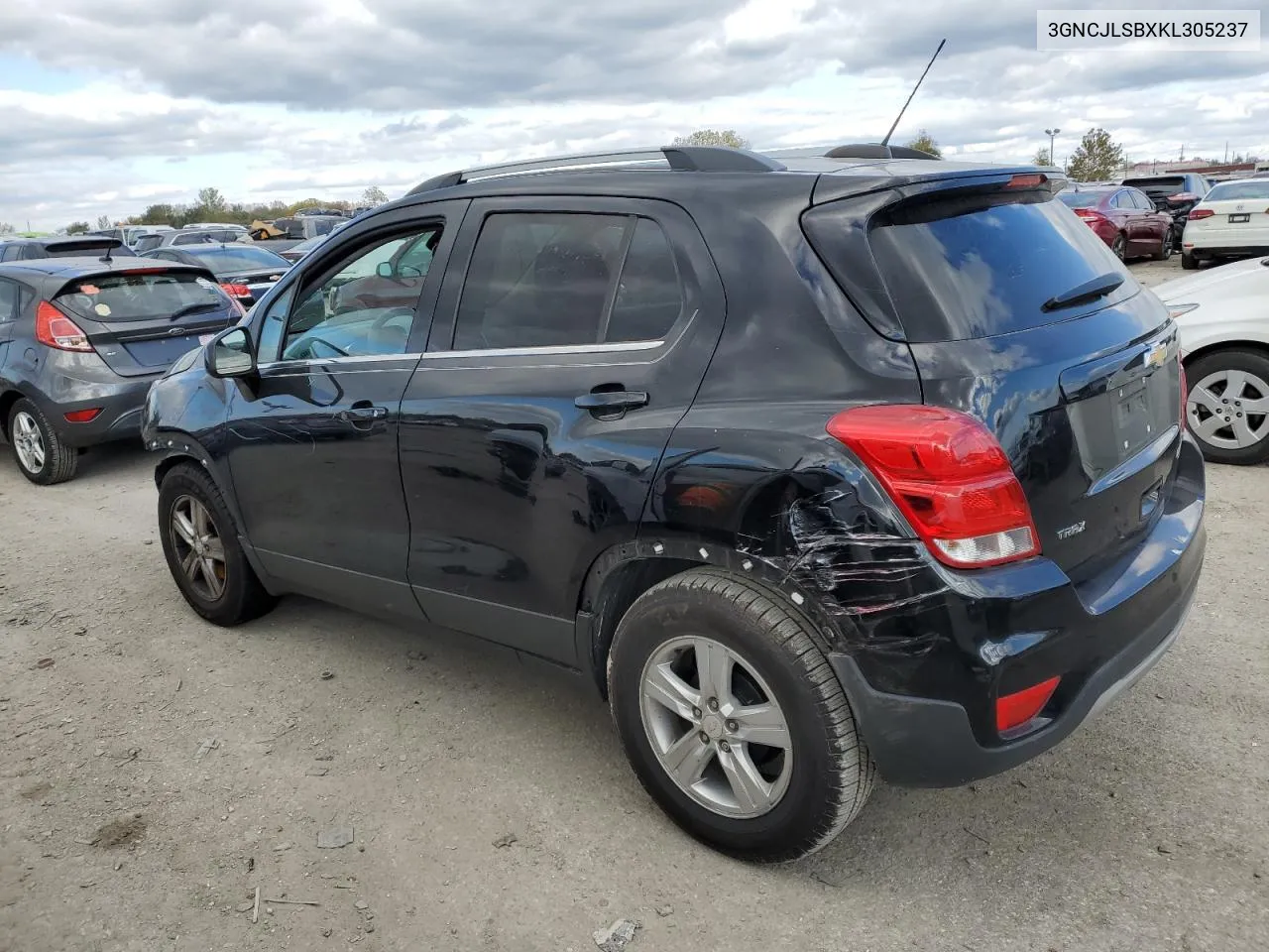 2019 Chevrolet Trax 1Lt VIN: 3GNCJLSBXKL305237 Lot: 76383134