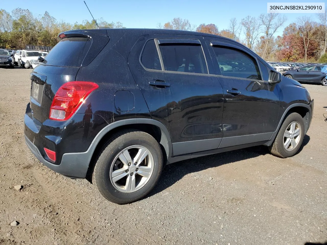 2019 Chevrolet Trax Ls VIN: 3GNCJNSB2KL290910 Lot: 76726814