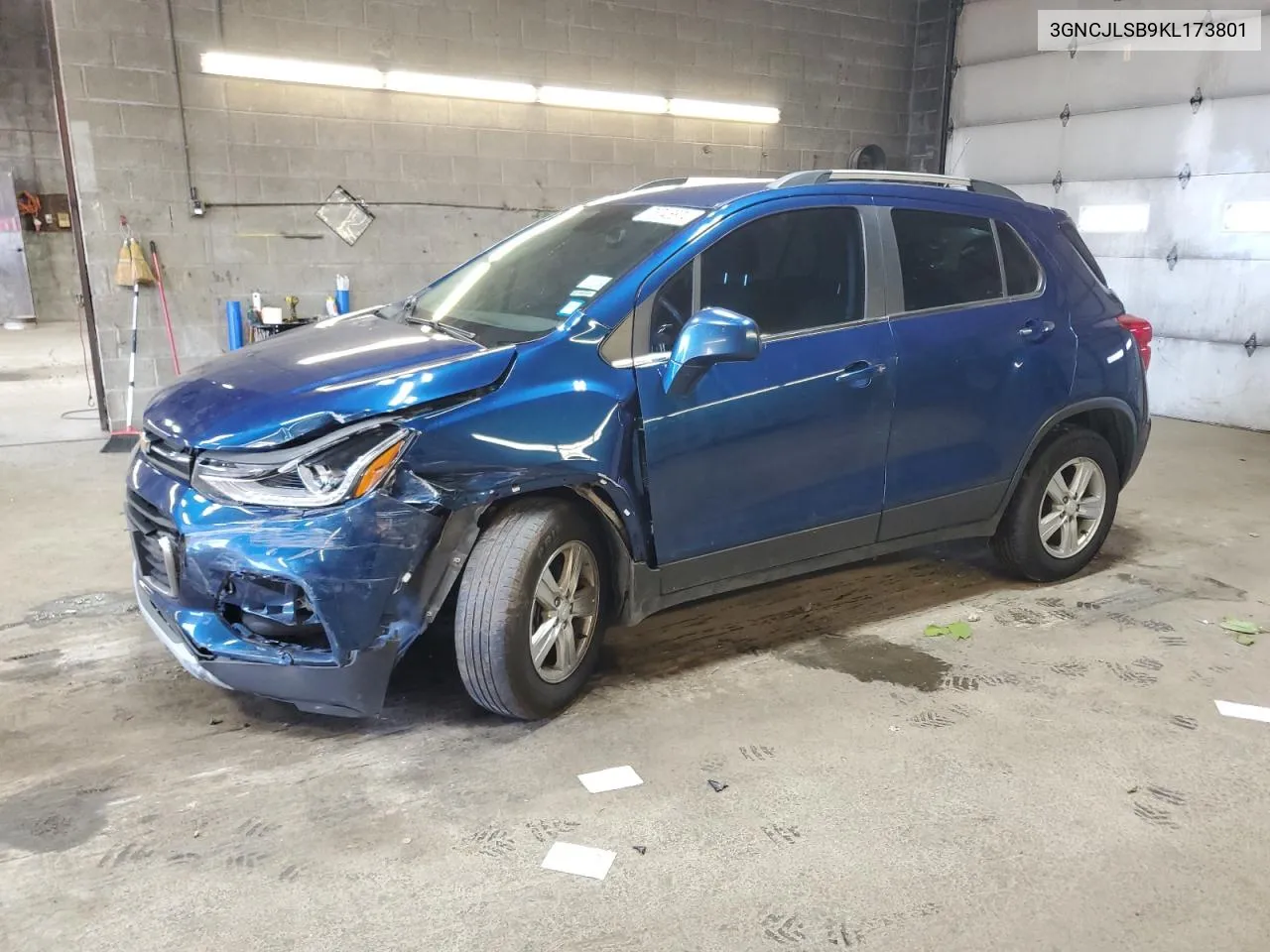 2019 Chevrolet Trax 1Lt VIN: 3GNCJLSB9KL173801 Lot: 76745874