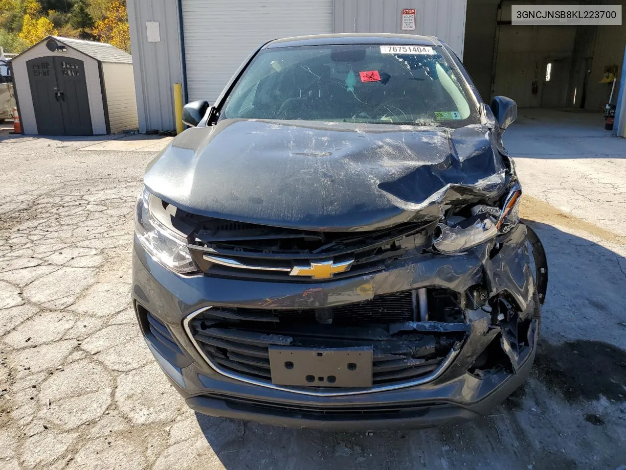 3GNCJNSB8KL223700 2019 Chevrolet Trax Ls