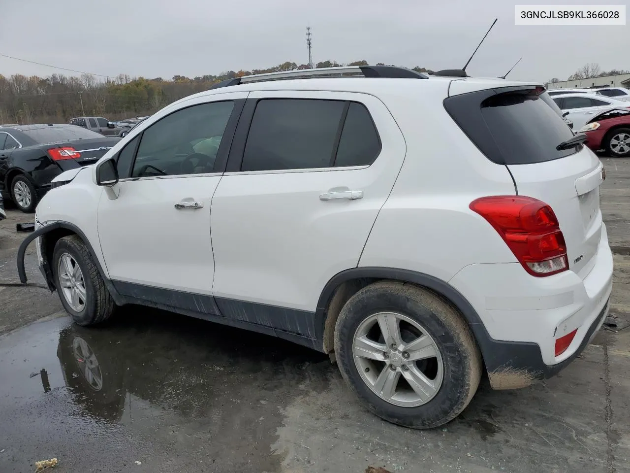 2019 Chevrolet Trax 1Lt VIN: 3GNCJLSB9KL366028 Lot: 76786644