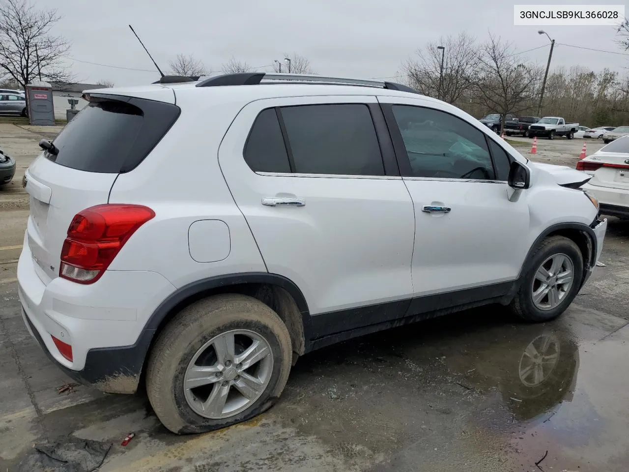 2019 Chevrolet Trax 1Lt VIN: 3GNCJLSB9KL366028 Lot: 76786644