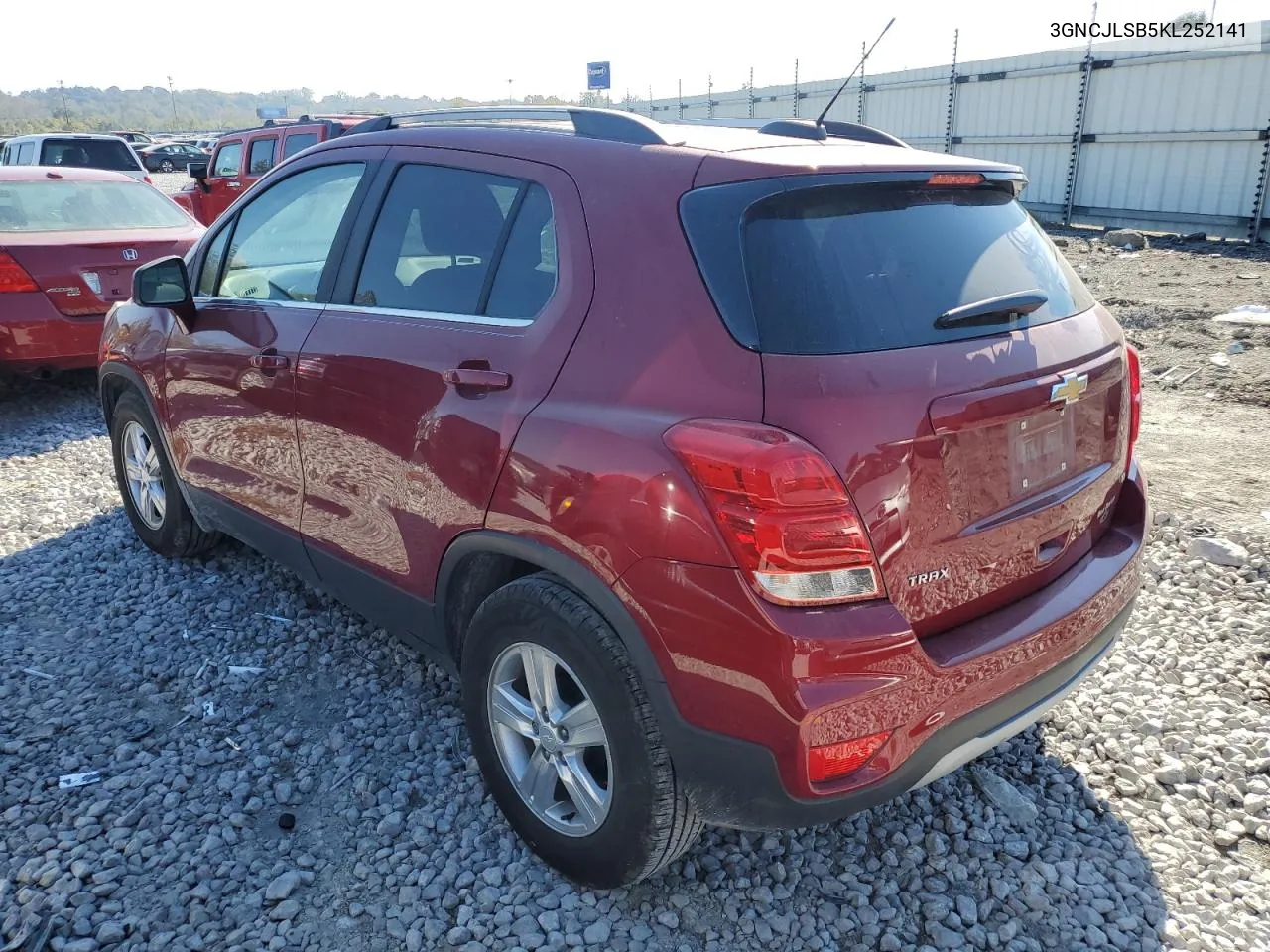 2019 Chevrolet Trax 1Lt VIN: 3GNCJLSB5KL252141 Lot: 76940714