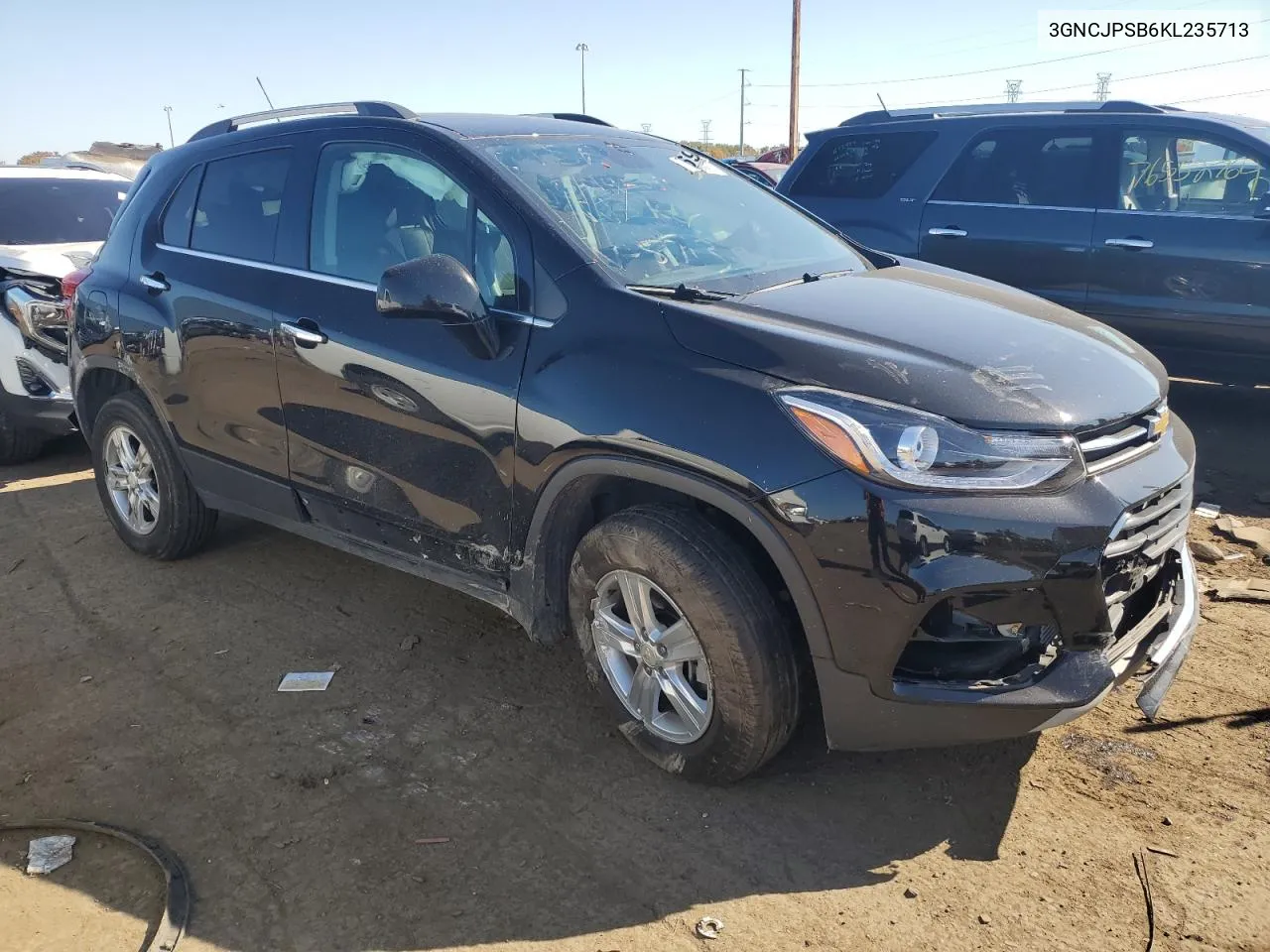 2019 Chevrolet Trax 1Lt VIN: 3GNCJPSB6KL235713 Lot: 76974044