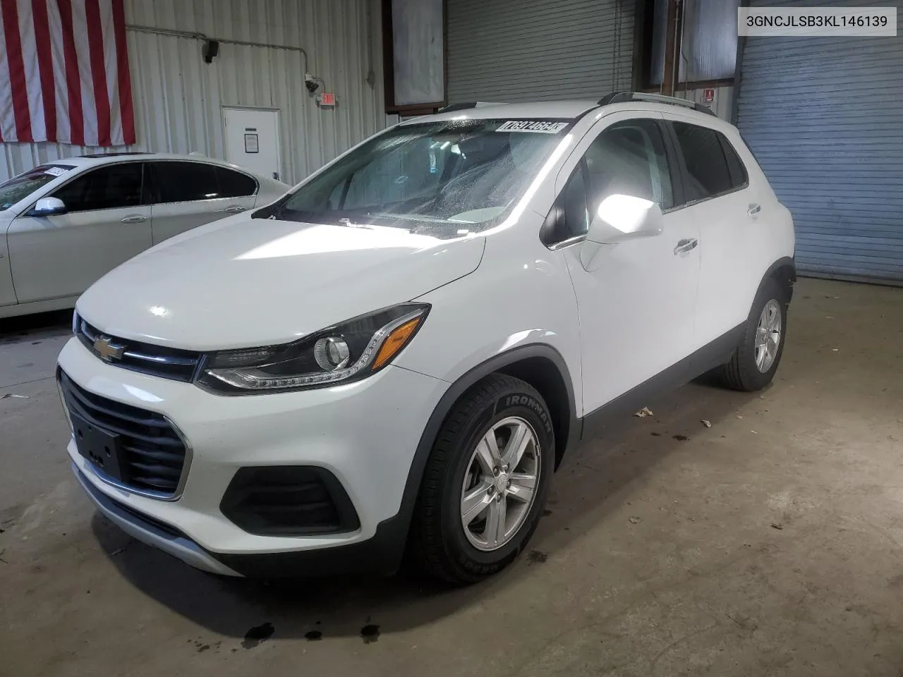 2019 Chevrolet Trax 1Lt VIN: 3GNCJLSB3KL146139 Lot: 76974664