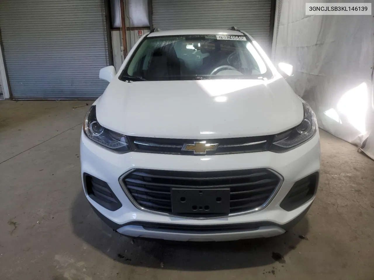 2019 Chevrolet Trax 1Lt VIN: 3GNCJLSB3KL146139 Lot: 76974664