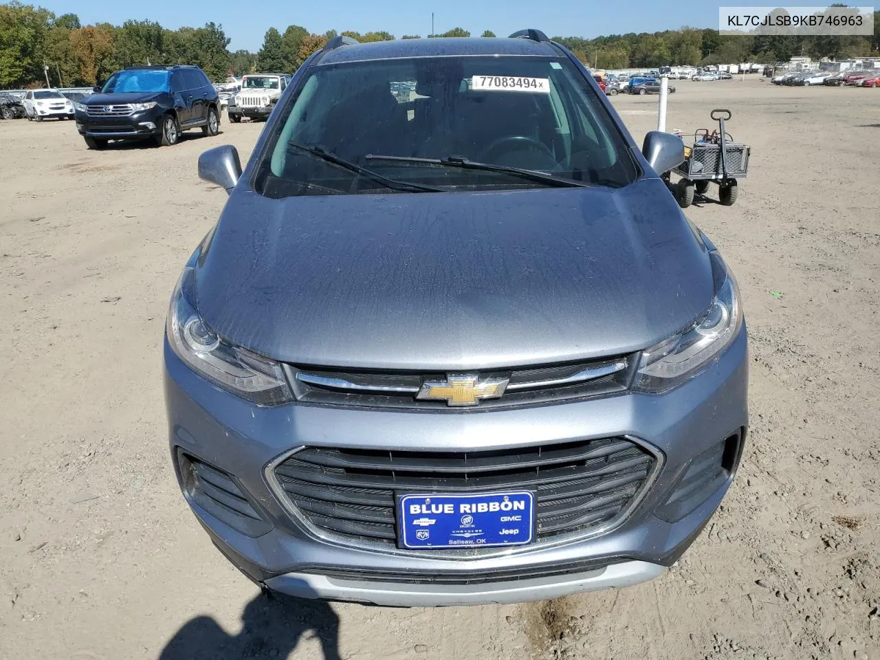 2019 Chevrolet Trax 1Lt VIN: KL7CJLSB9KB746963 Lot: 77083494