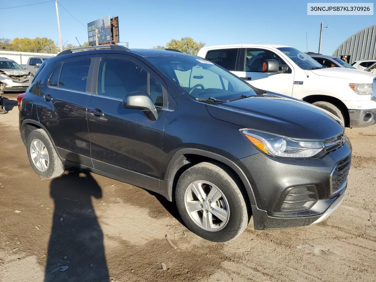 2019 Chevrolet Trax 1Lt VIN: 3GNCJPSB7KL370926 Lot: 77096804