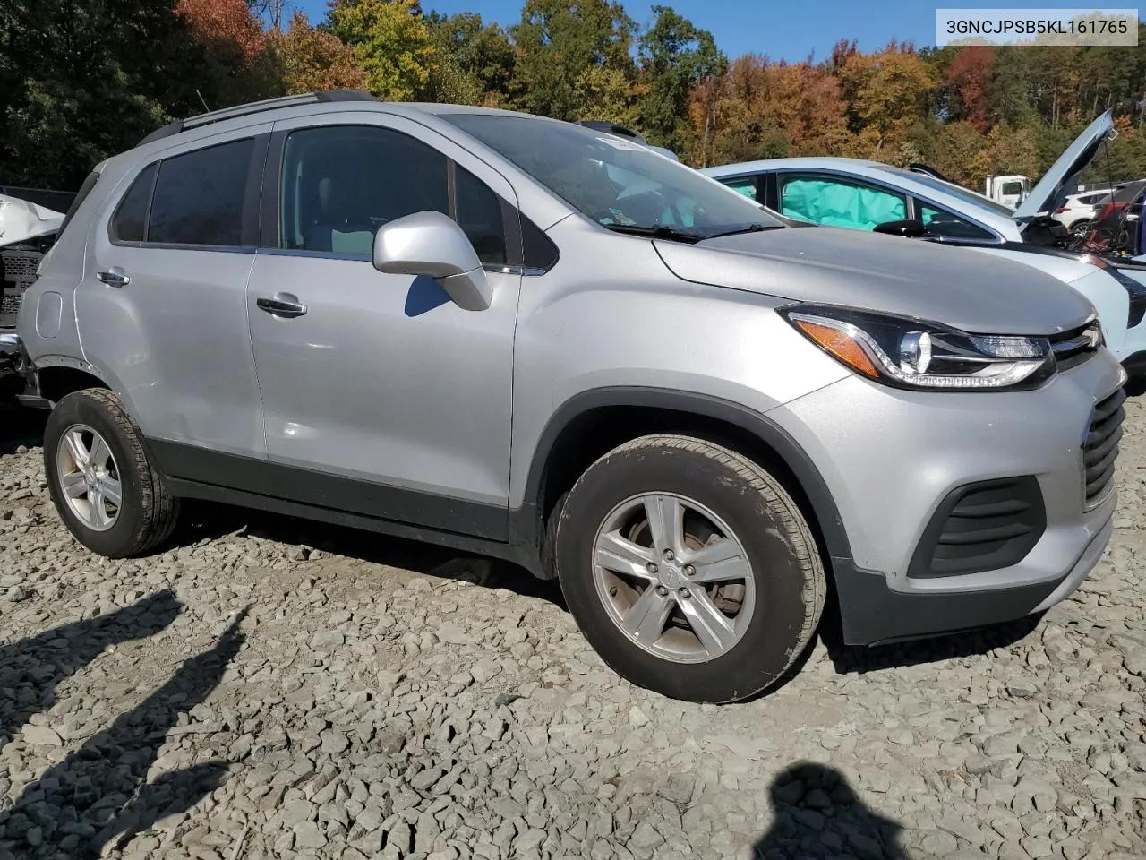 2019 Chevrolet Trax 1Lt VIN: 3GNCJPSB5KL161765 Lot: 77144964