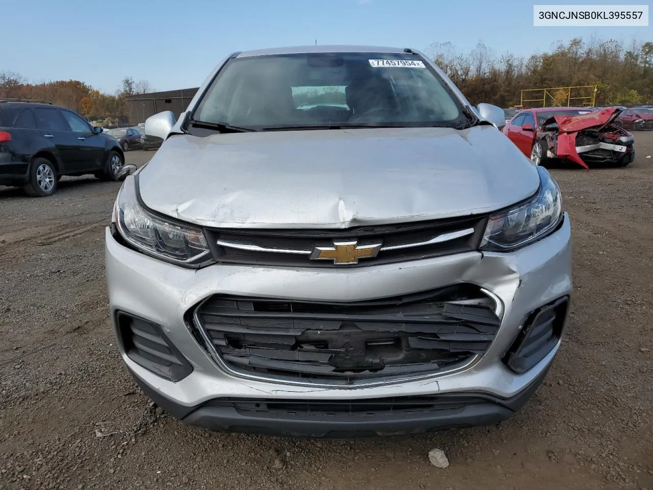 2019 Chevrolet Trax Ls VIN: 3GNCJNSB0KL395557 Lot: 77457954