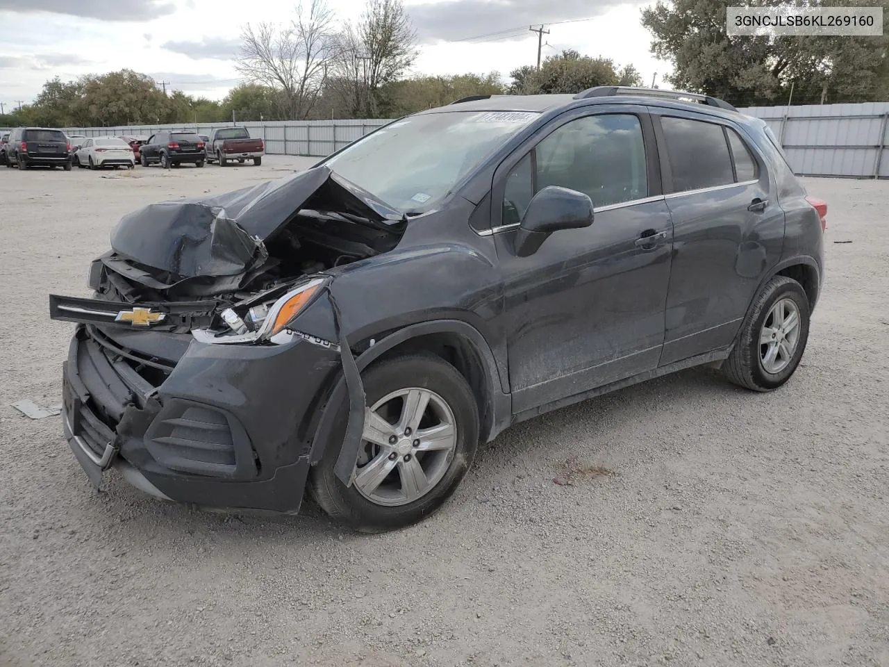 2019 Chevrolet Trax 1Lt VIN: 3GNCJLSB6KL269160 Lot: 77487004