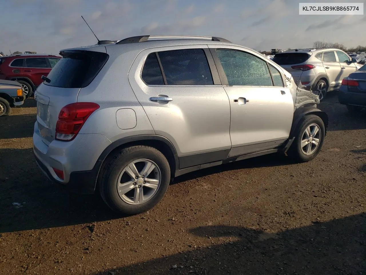 2019 Chevrolet Trax 1Lt VIN: KL7CJLSB9KB865774 Lot: 77544474