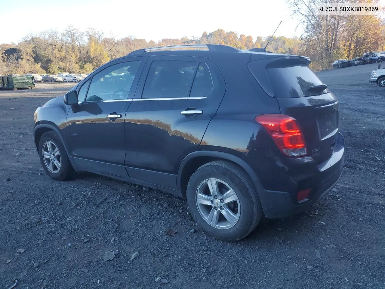 2019 Chevrolet Trax 1Lt VIN: KL7CJLSBXKB819869 Lot: 77644904