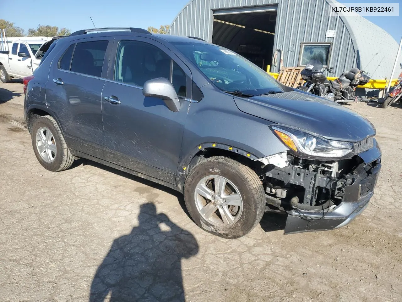 2019 Chevrolet Trax 1Lt VIN: KL7CJPSB1KB922461 Lot: 77665364