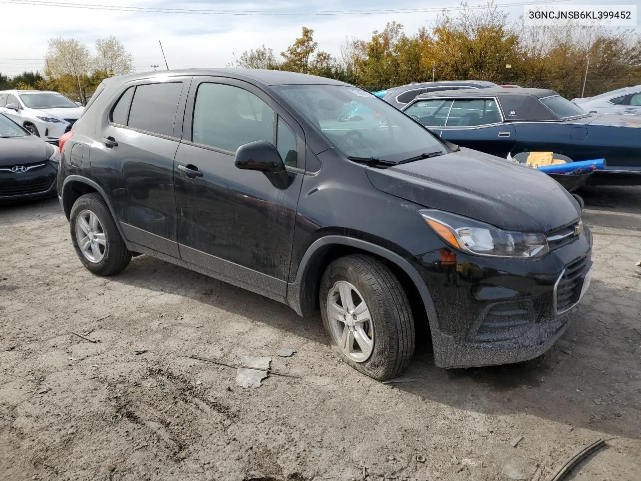 2019 Chevrolet Trax Ls VIN: 3GNCJNSB6KL399452 Lot: 77683244