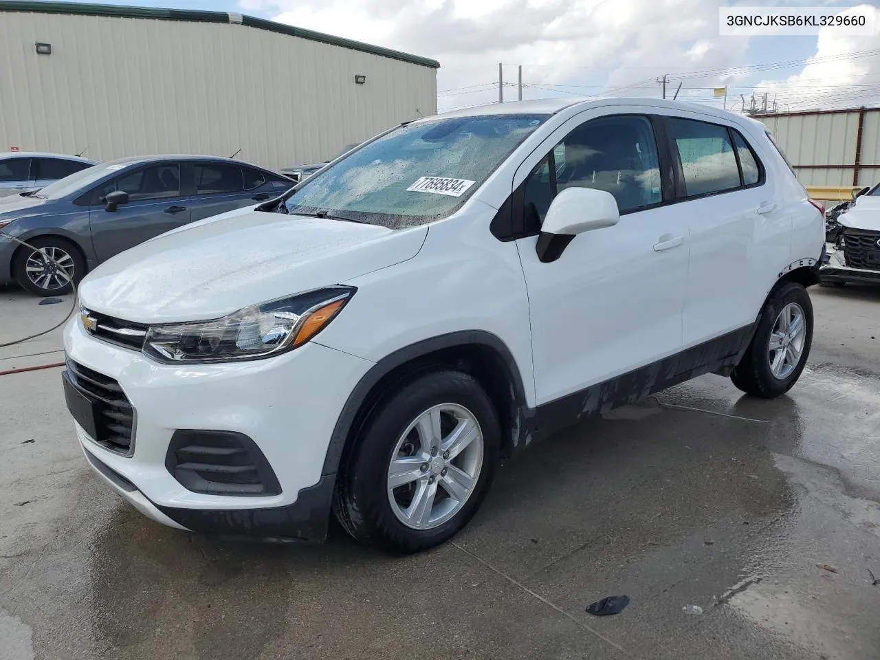 2019 Chevrolet Trax Ls VIN: 3GNCJKSB6KL329660 Lot: 77695834